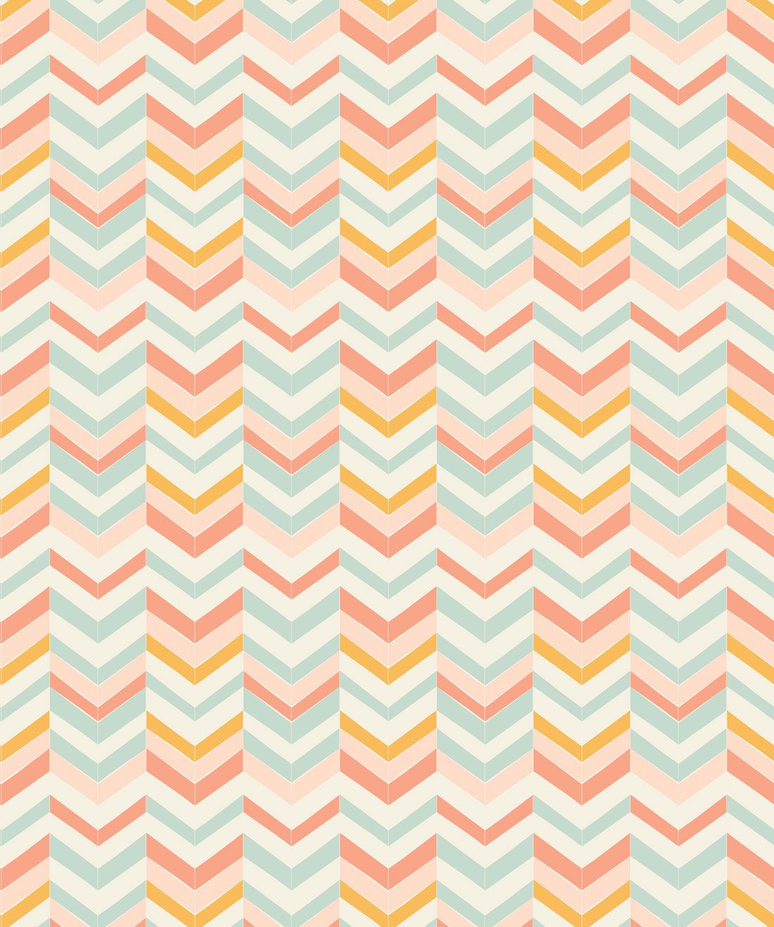 Green Zigzag Pattern Wallpapers