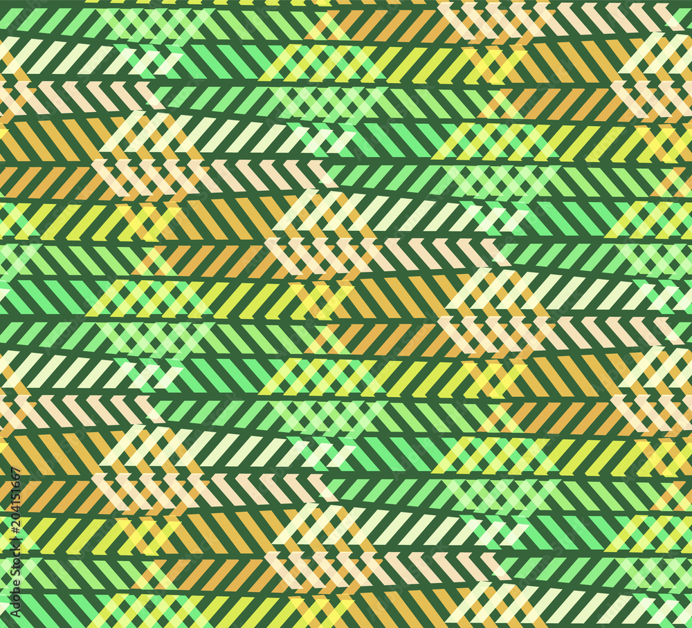 Green Zigzag Pattern Wallpapers