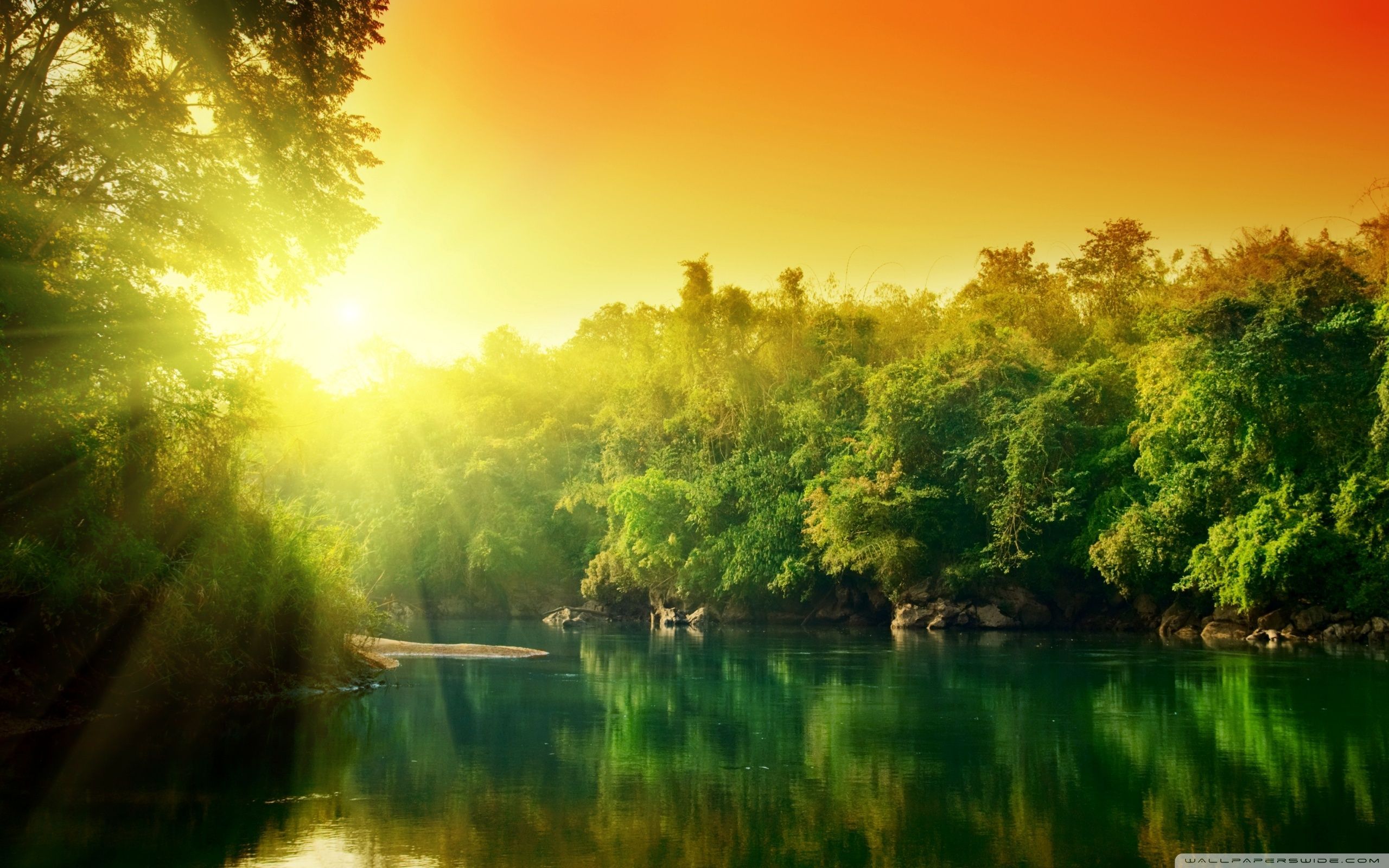 Greeny Landscape Sunrise 2021 Wallpapers