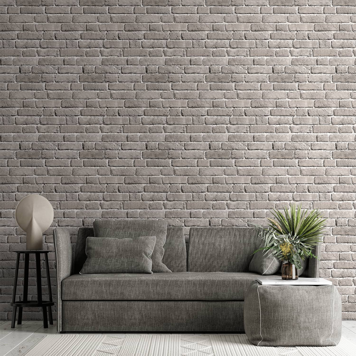 Grey Brick Wallpapers