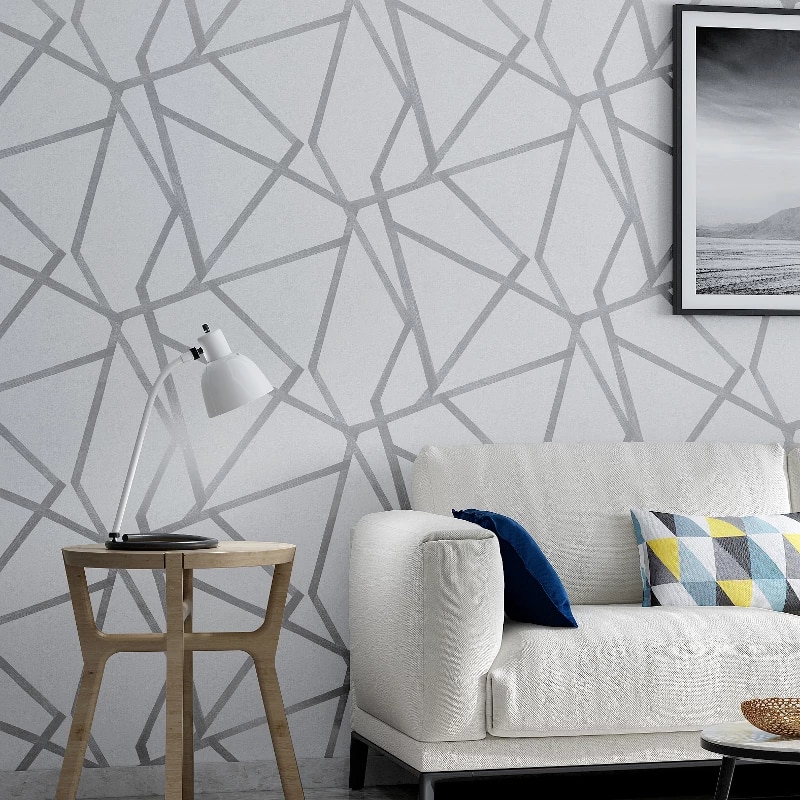 Grey Patterned Wallpapers