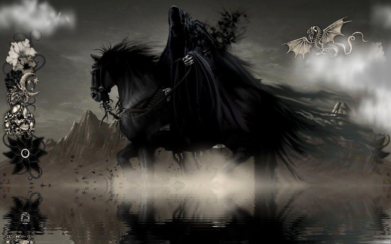 Grim Reaper On Horse Wallpapers