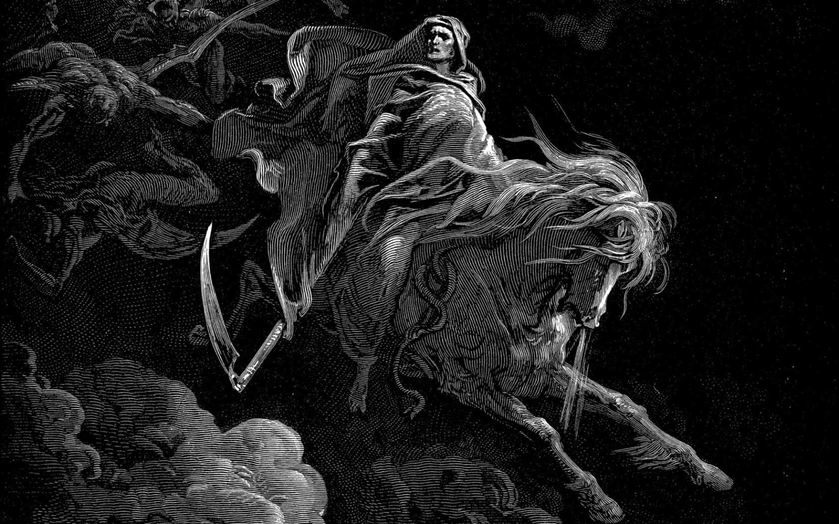 Grim Reaper On Horse Wallpapers