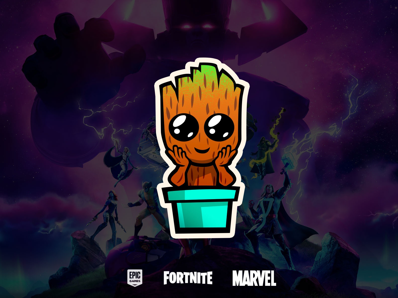 Groot Fortnite Wallpapers