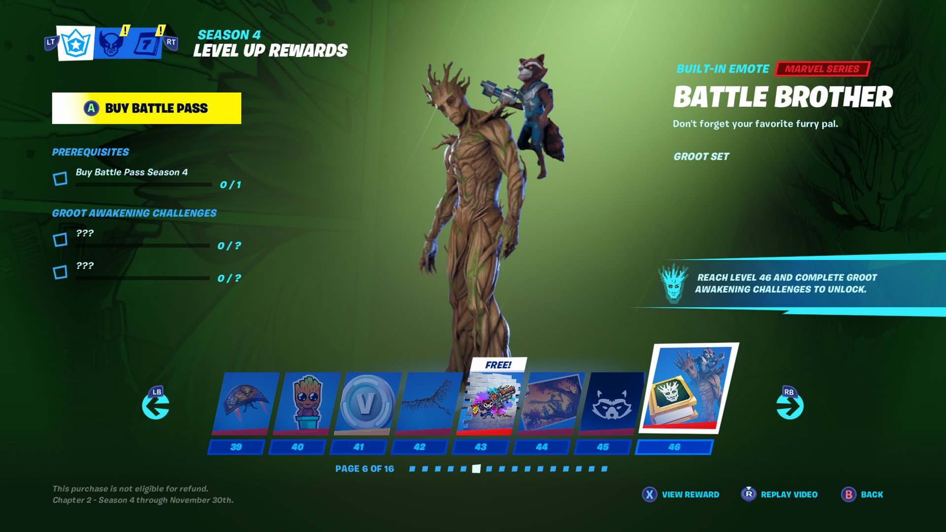 Groot Fortnite Wallpapers