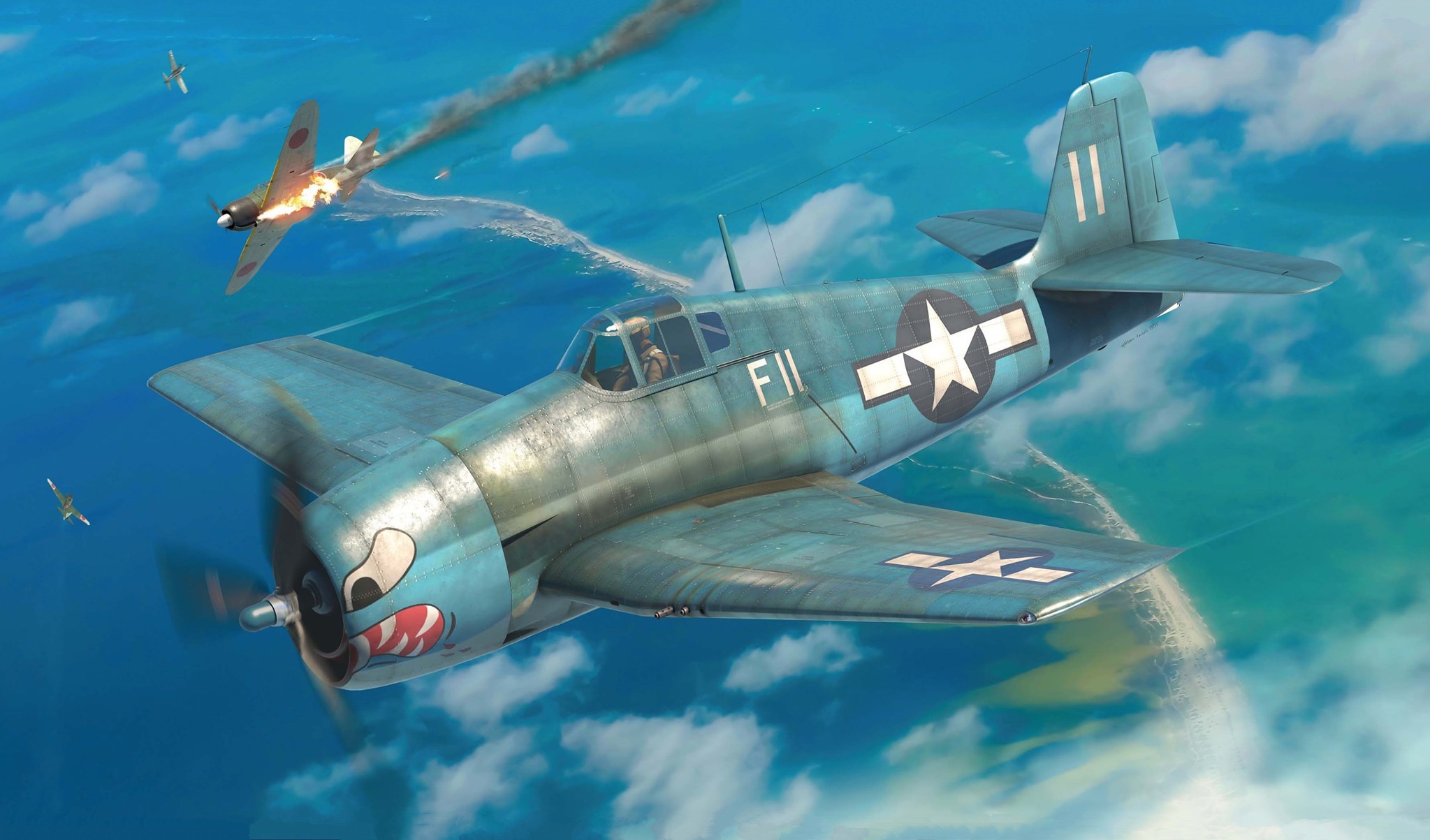 Grumman F6F Hellcat Wallpapers