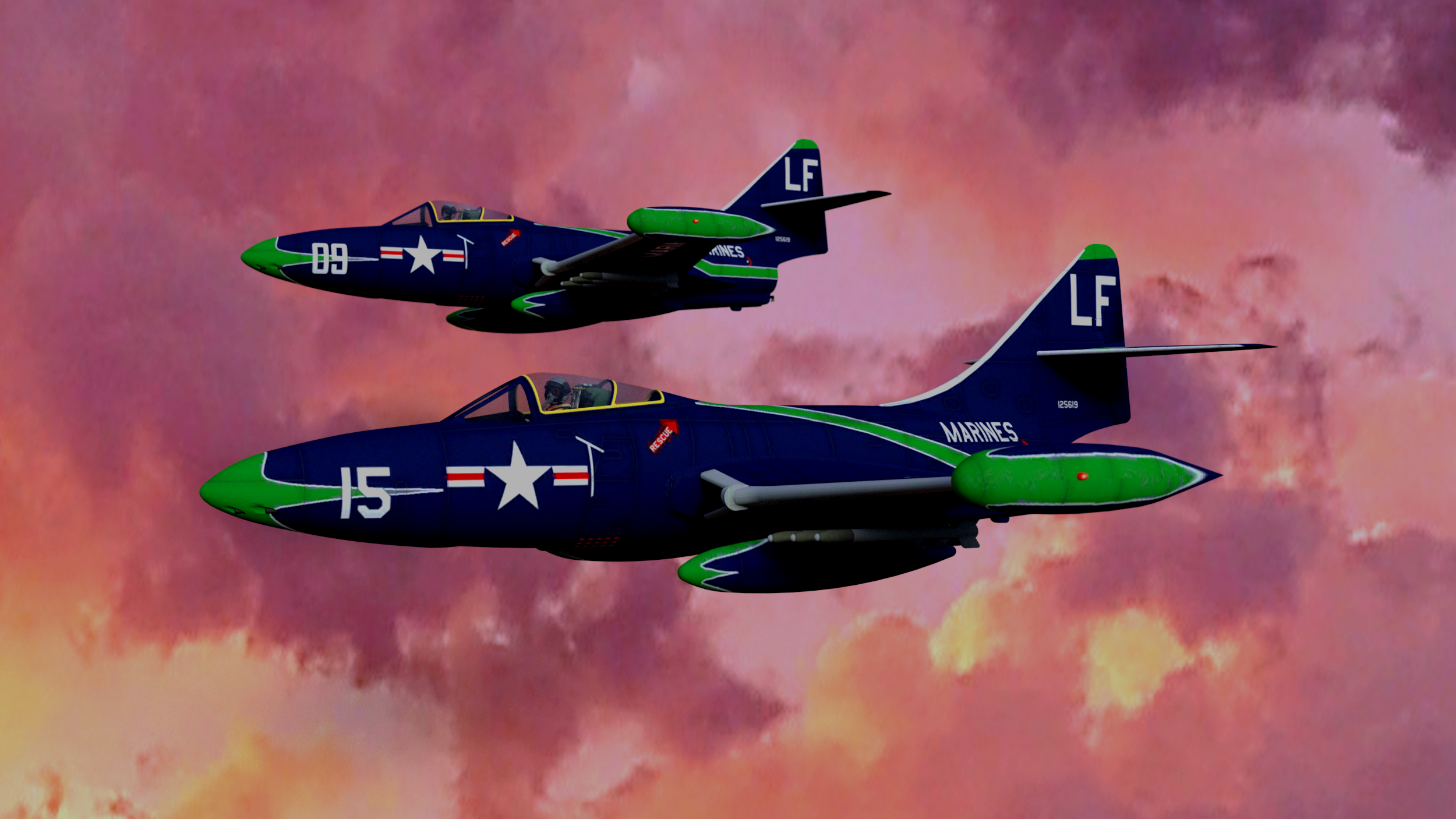 Grumman F9F Panther Wallpapers