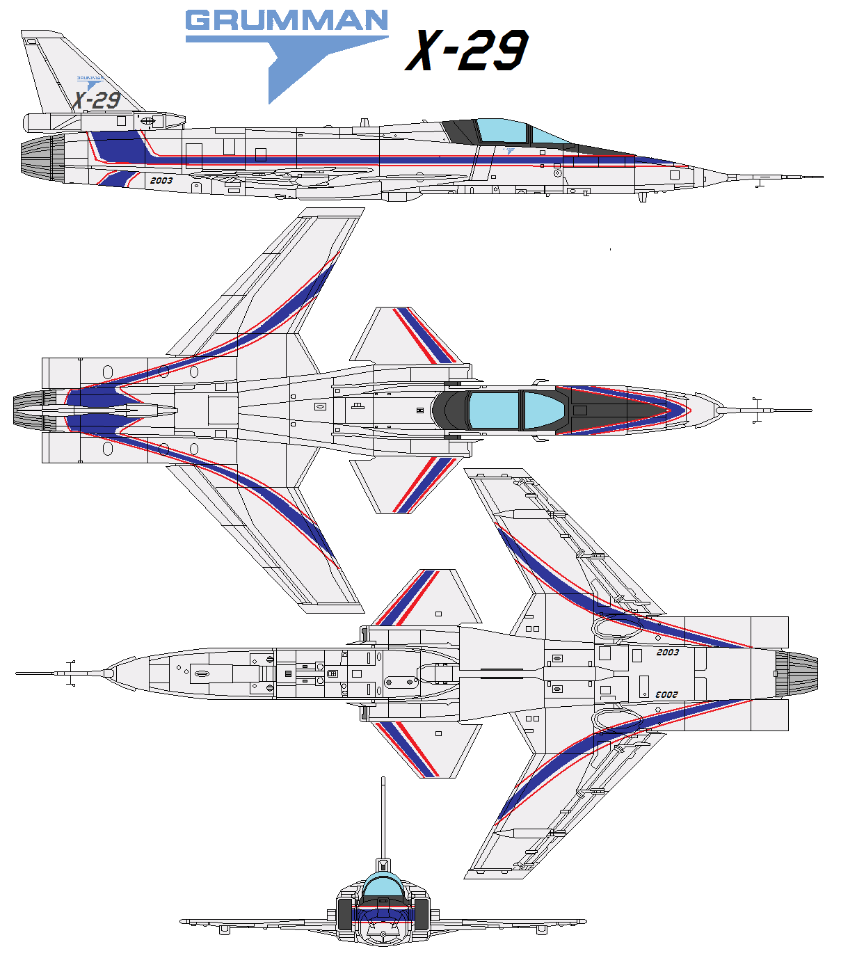 Grumman X-29 Wallpapers