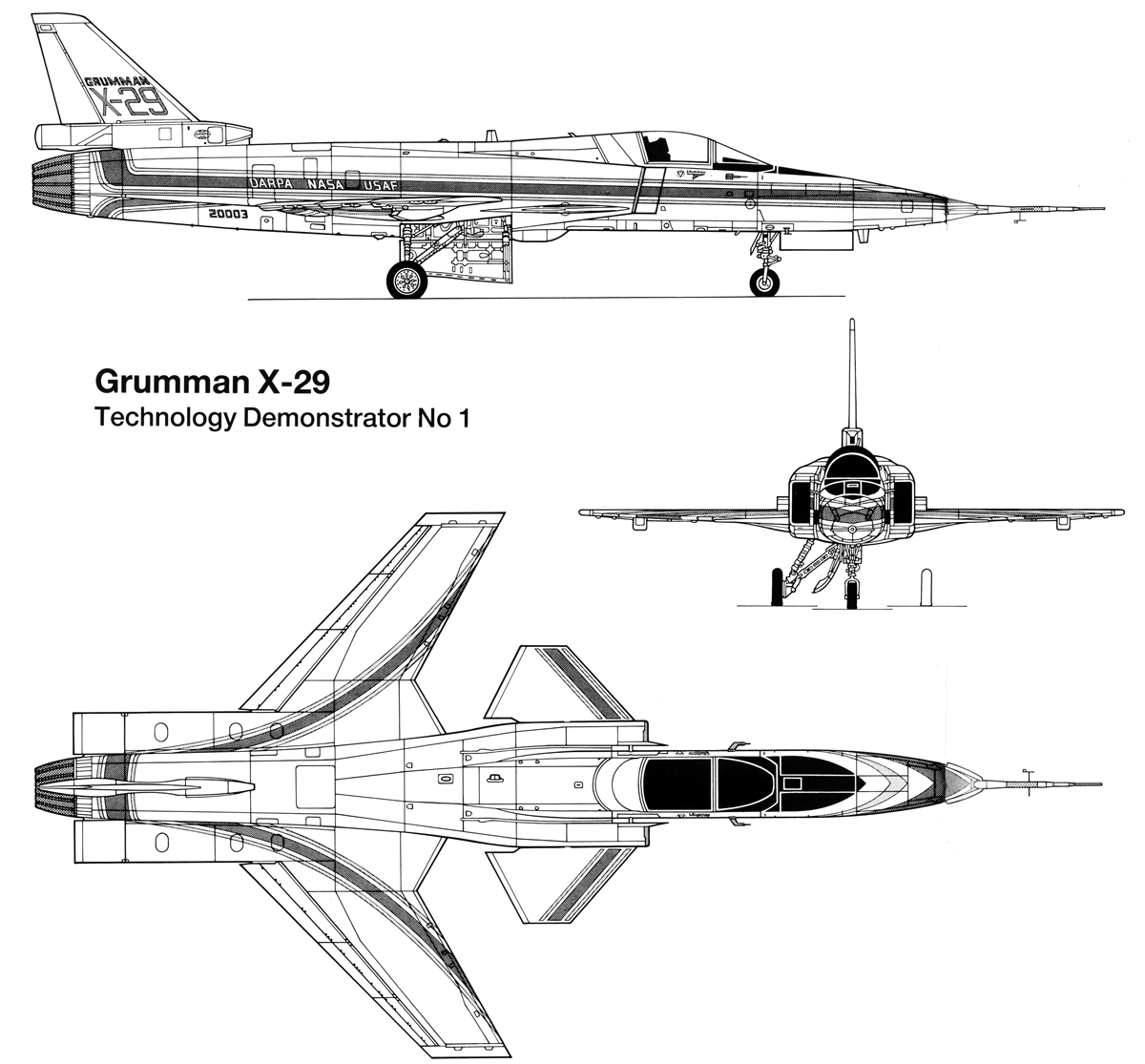 Grumman X-29 Wallpapers