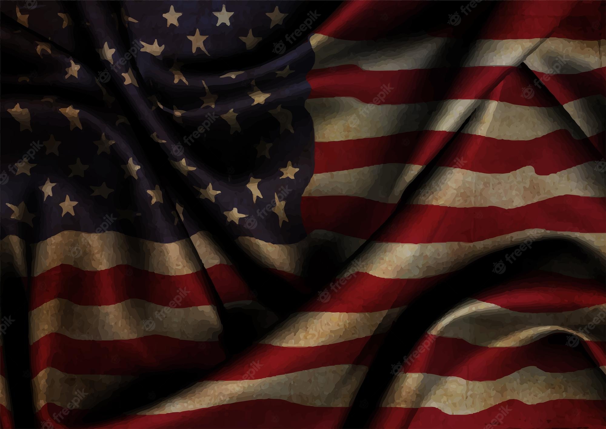 Grunge American Flag Wallpapers