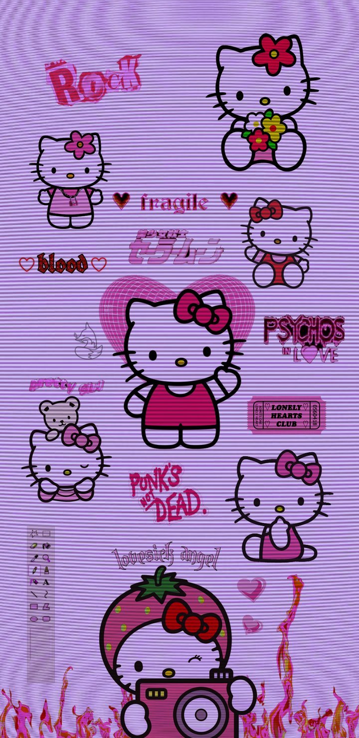 Grunge Hello Kitty Wallpapers