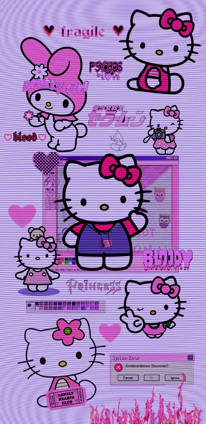 Grunge Hello Kitty Wallpapers