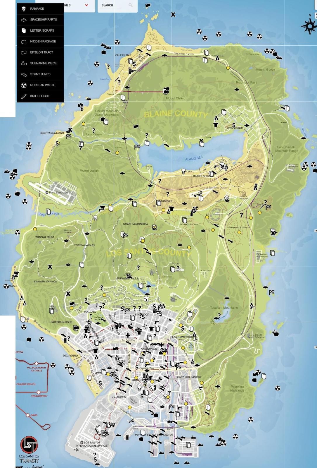 Gta 5 Map Hd Wallpapers