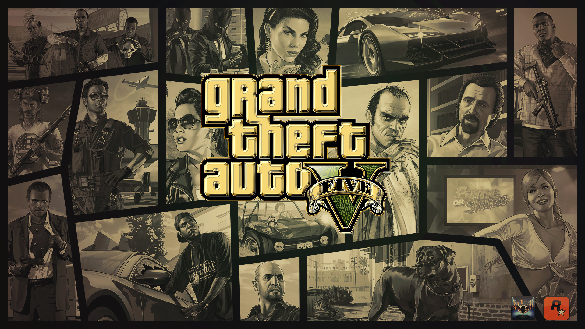 Gta5 Logos Wallpapers