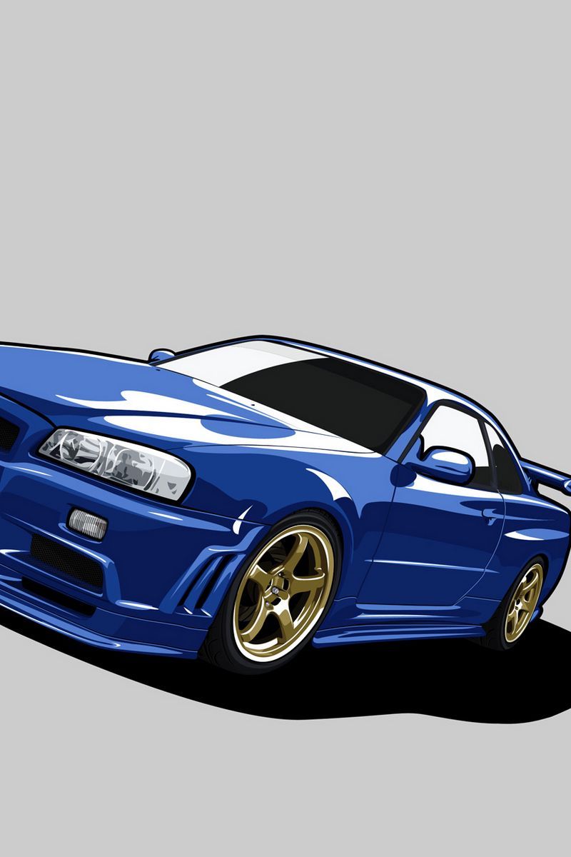 Gtr R34 Iphone Wallpapers