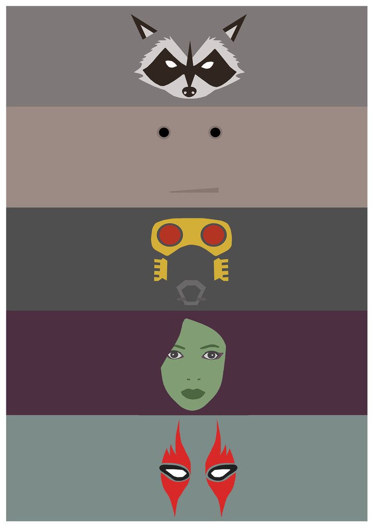 Guardians Of The Galaxy Minimalist Wallpapers