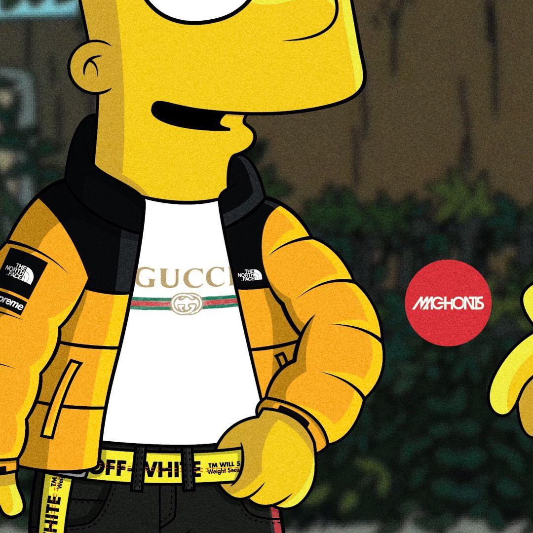 Gucci Bart Simpson Wallpapers