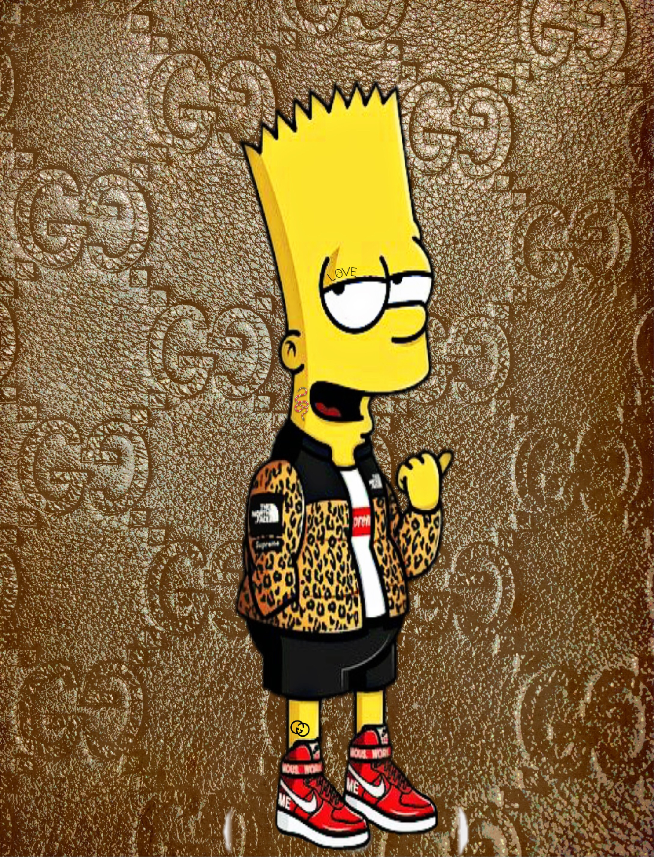 Gucci Bart Simpson Wallpapers