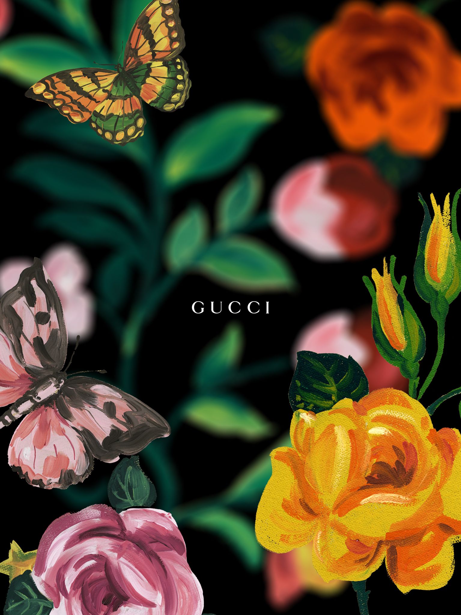 Gucci Floral Background