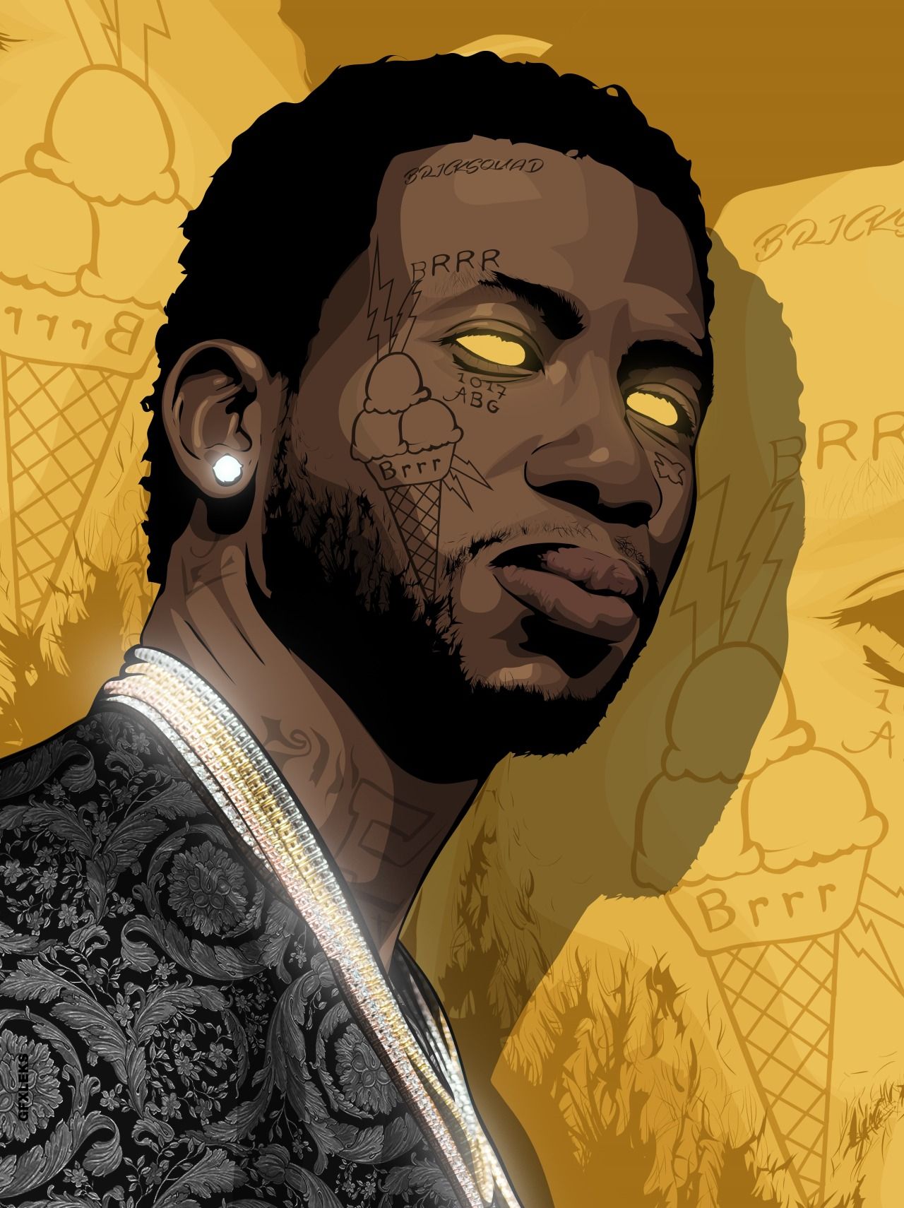 Gucci Mane Cartoon Wallpapers