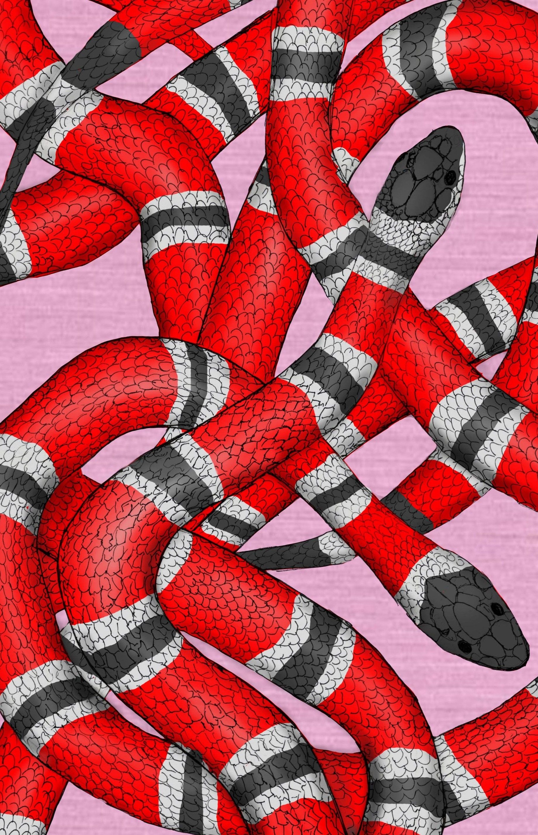 Gucci Snake Print Wallpapers