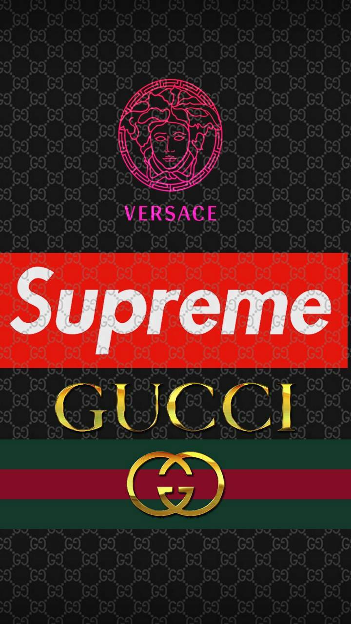 Gucci Supreme Logo Wallpapers
