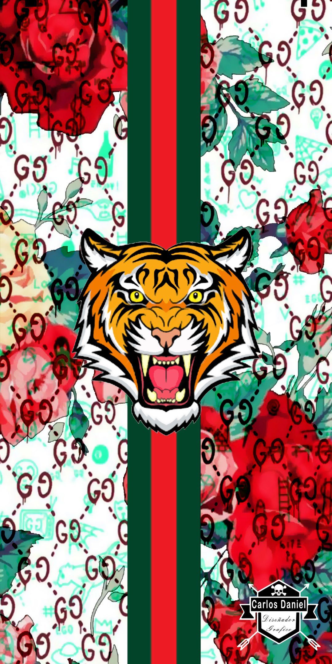 Gucci Tiger Print Wallpapers