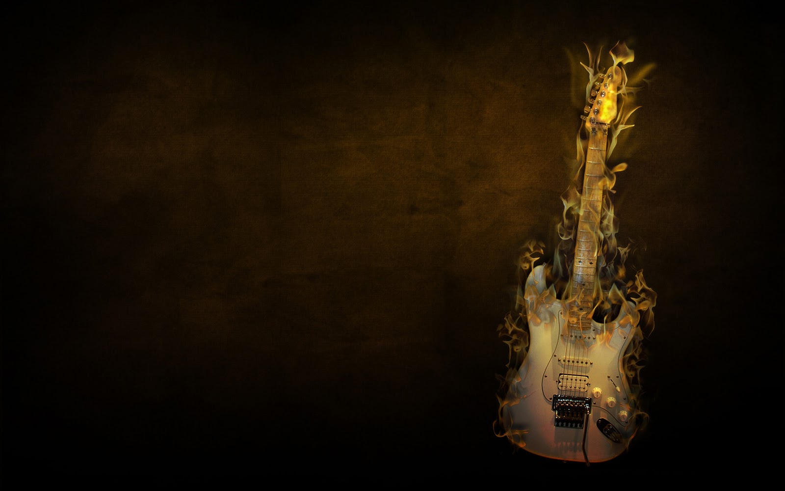 Guitar On Fire Wallpapers