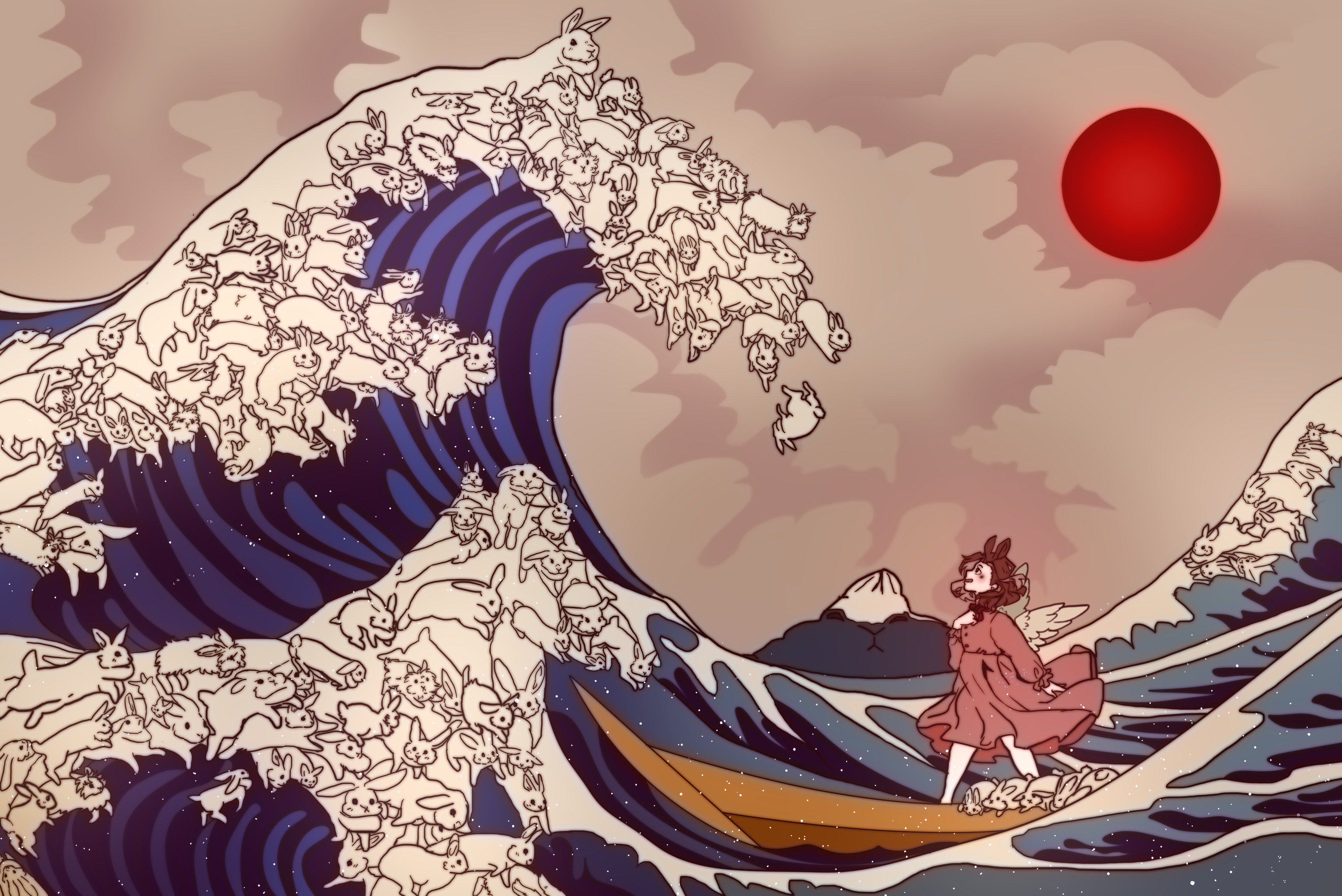 Gyarados Great Wave Wallpapers