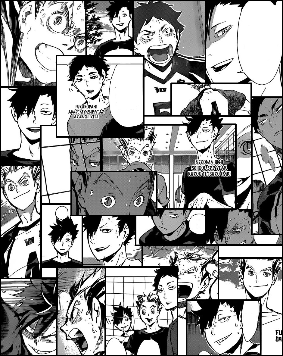 Haikyuu Manga Panels Wallpapers