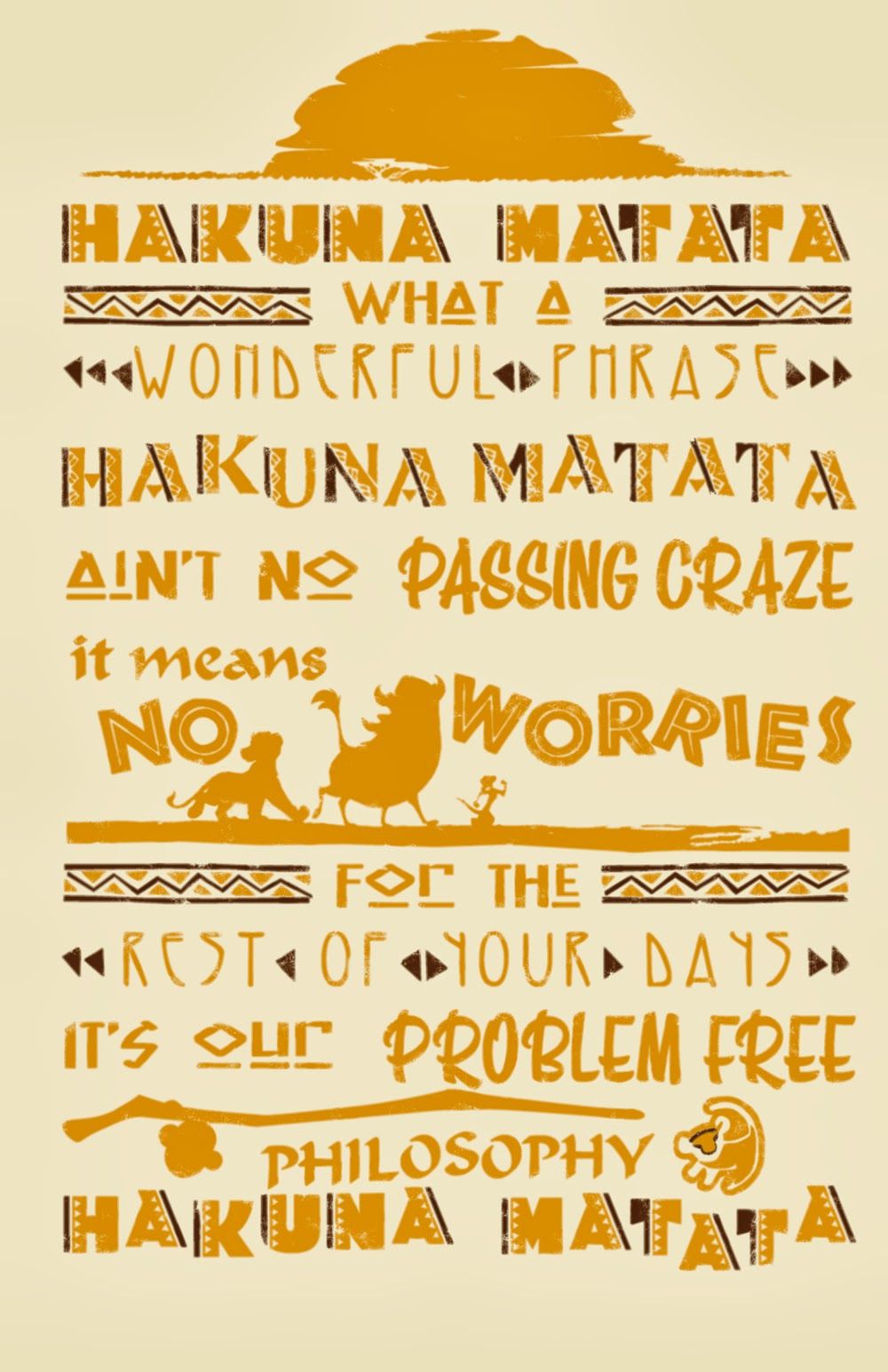 Hakuna Matata Wallpapers