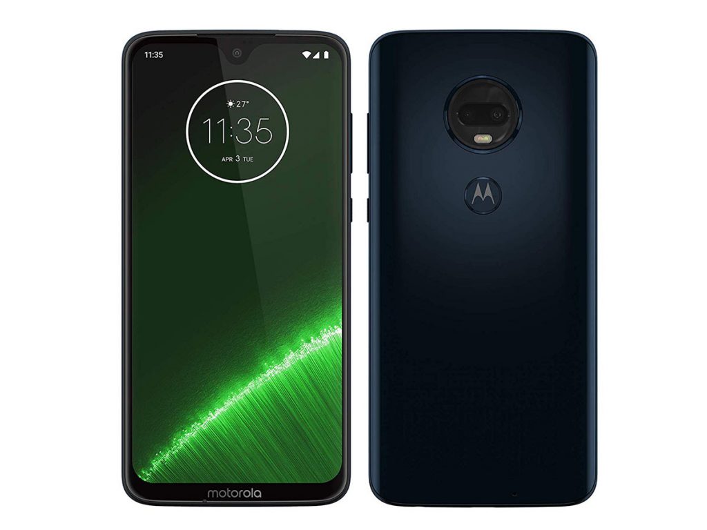 Half Green Light Moto G7 Stock Wallpapers