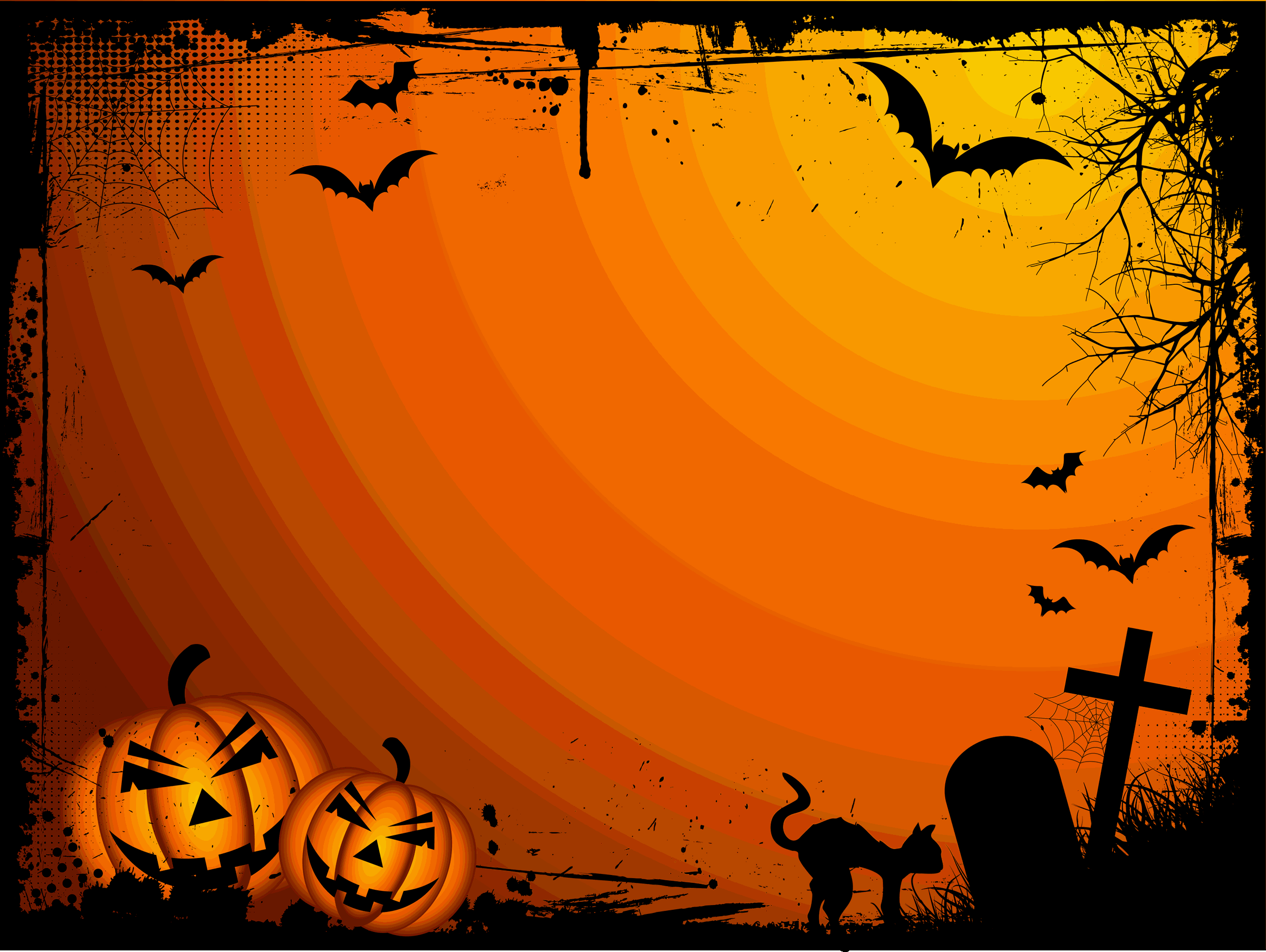 Halloween Cartoon Background