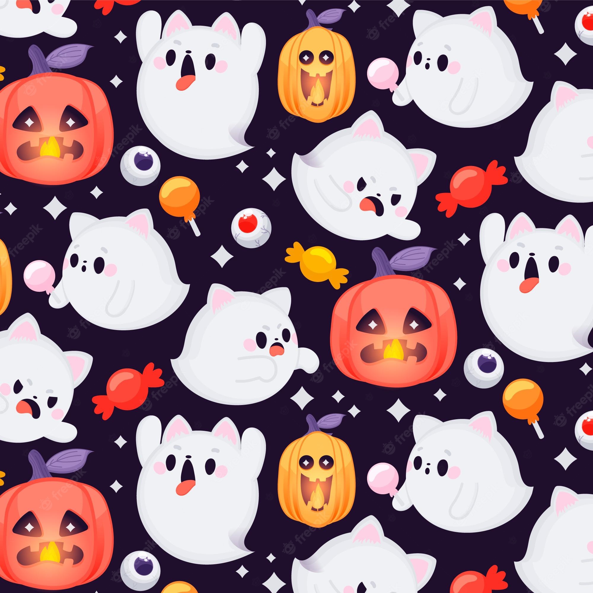 Halloween Cartoon Background