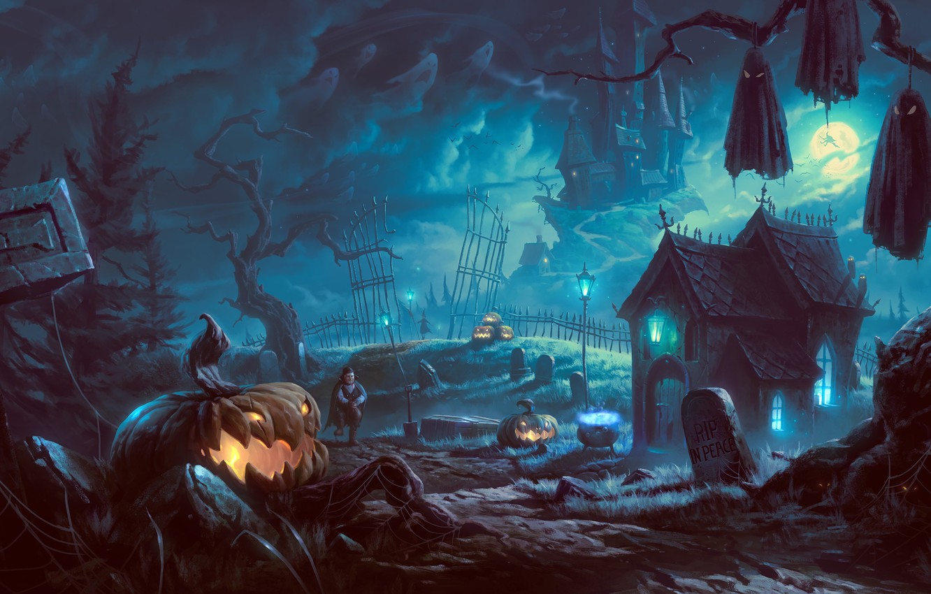 Halloween Castles Wallpapers