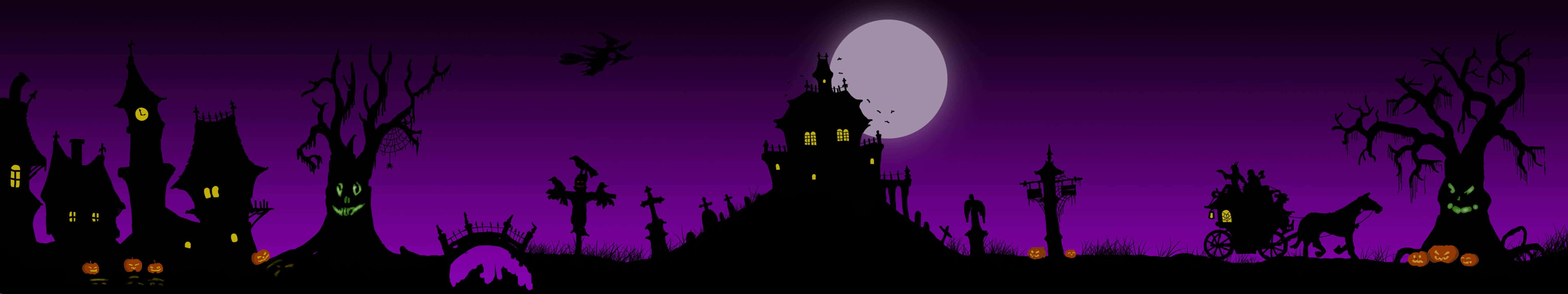 Halloween Dual Monitor Wallpapers