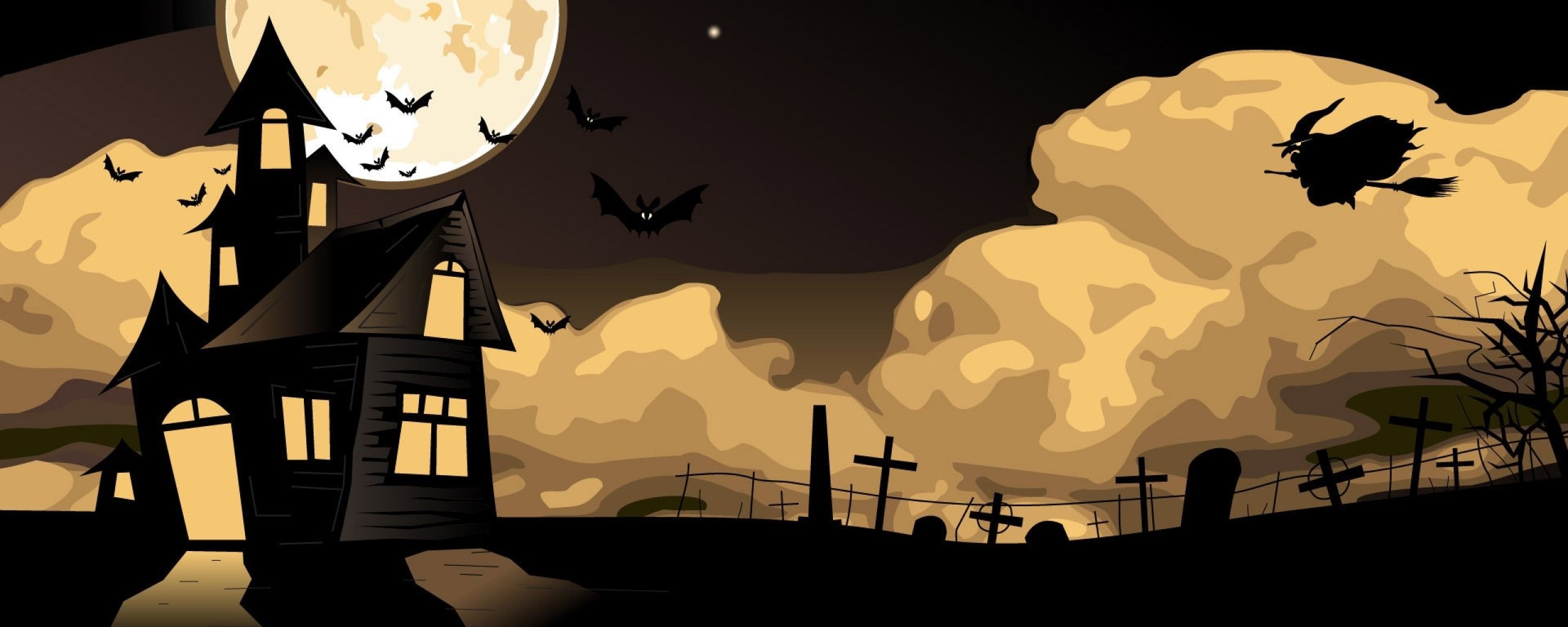 Halloween Dual Monitor Wallpapers