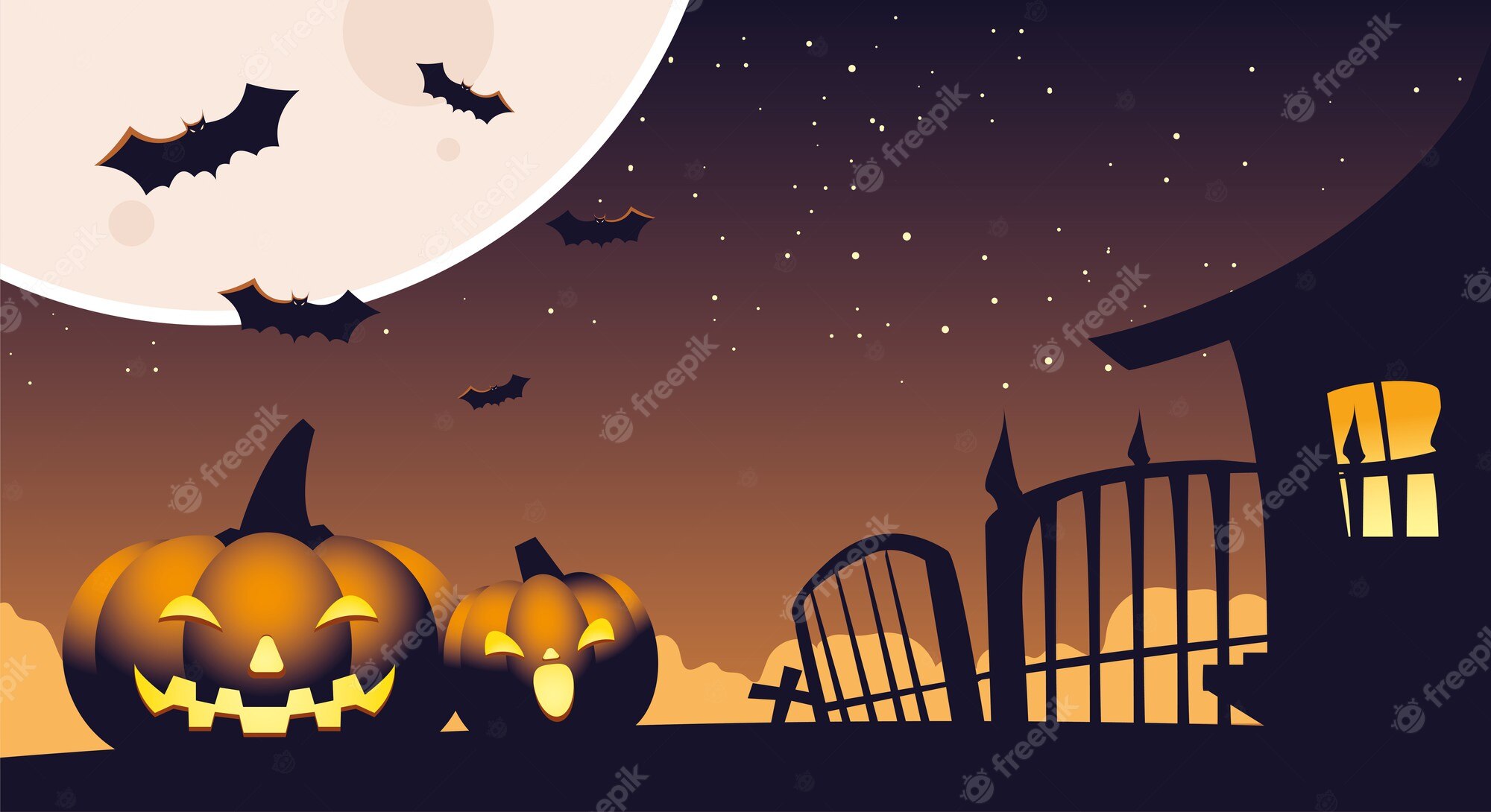 Halloween Dual Monitor Wallpapers