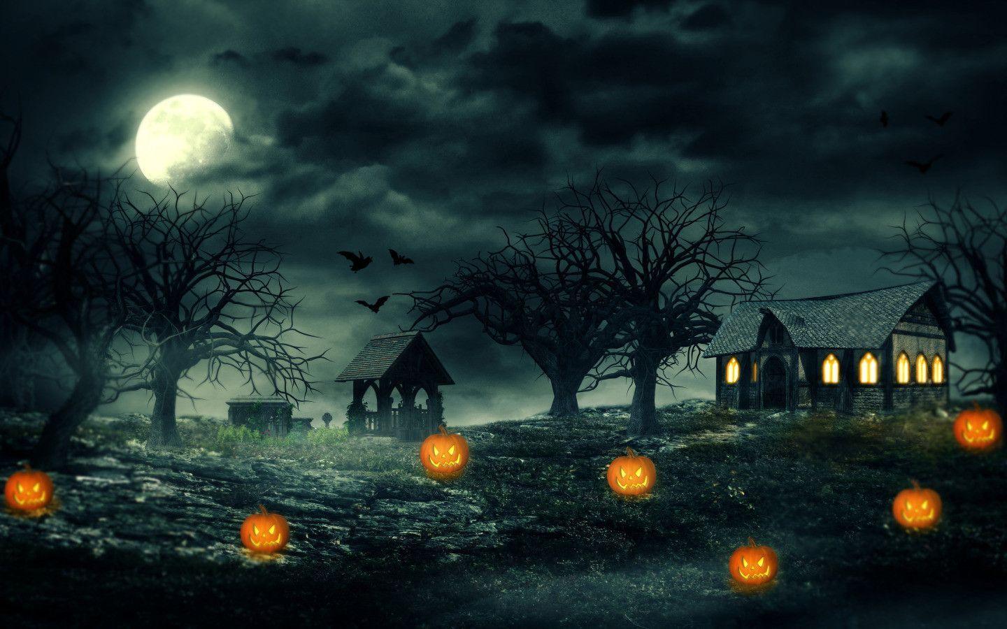 Halloween House Wallpapers