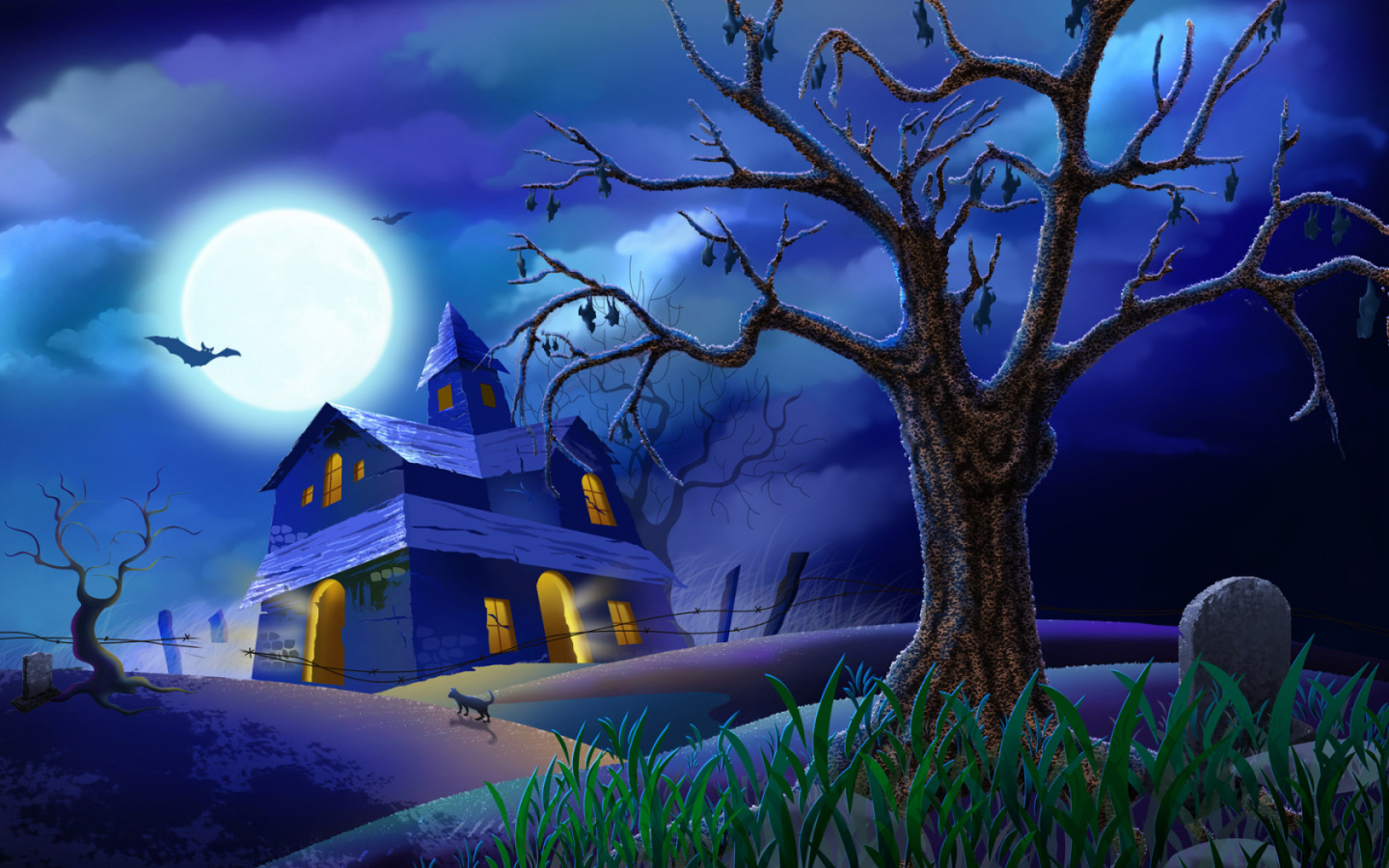 Halloween Landscape Wallpapers