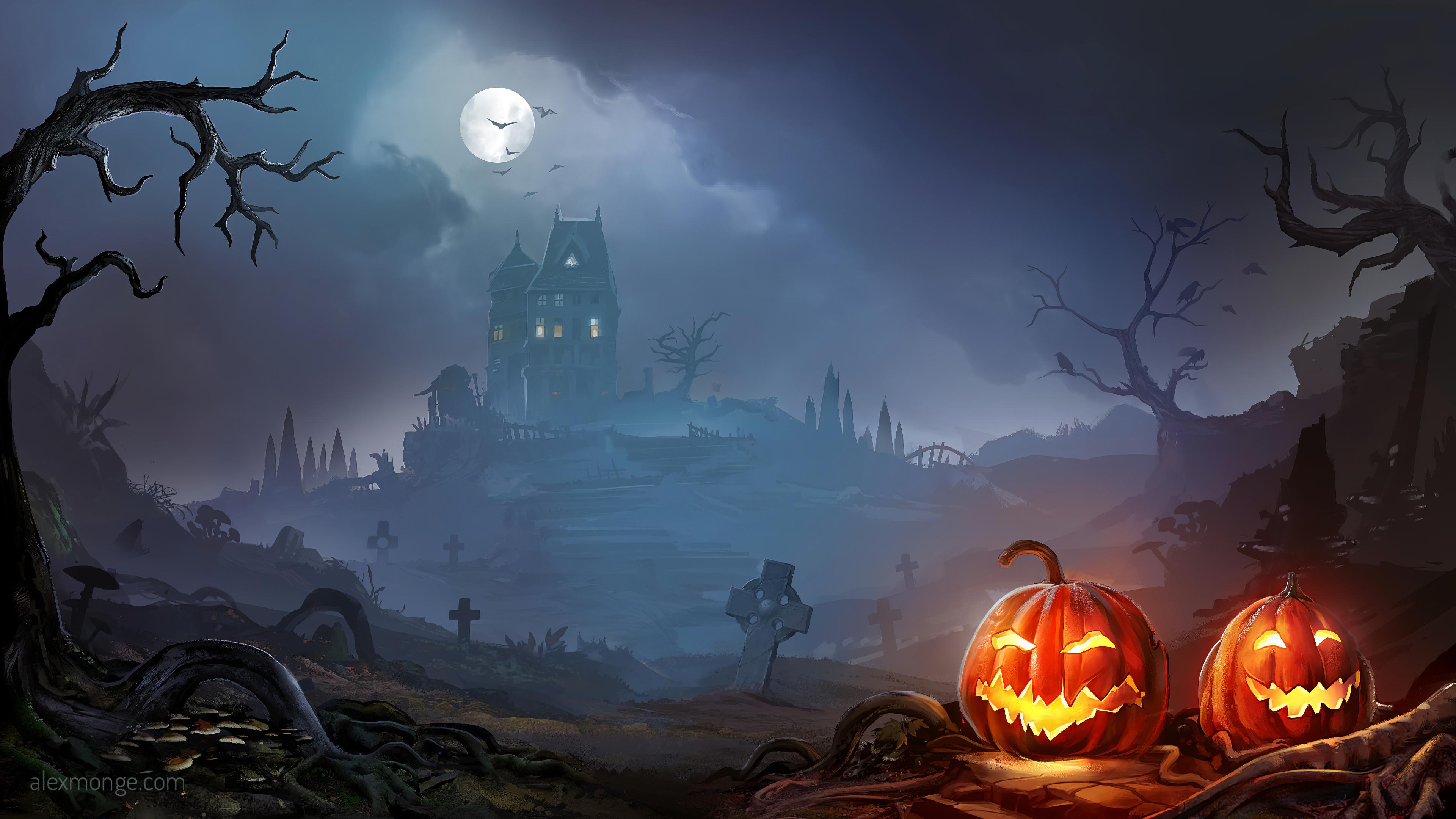 Halloween Landscape Wallpapers