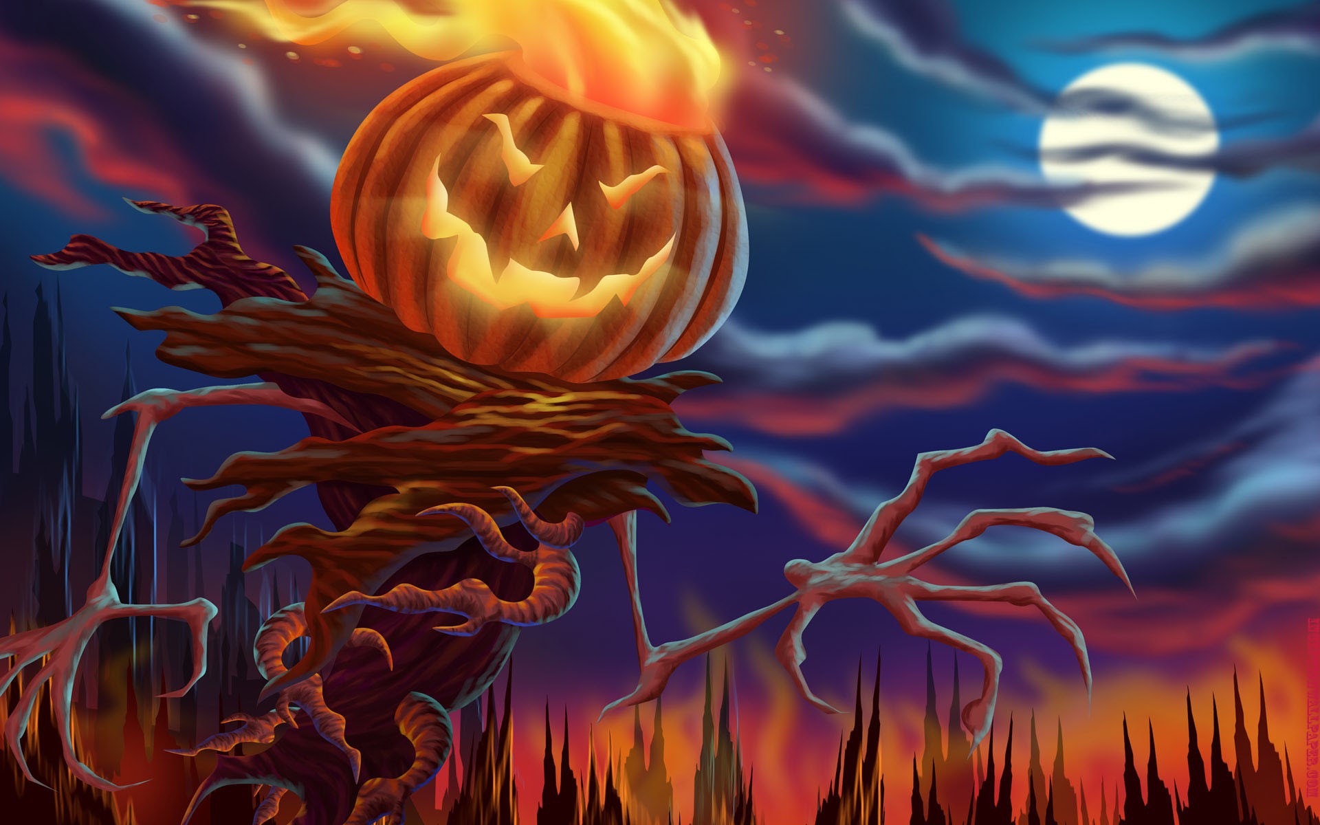 Halloween Landscape Wallpapers