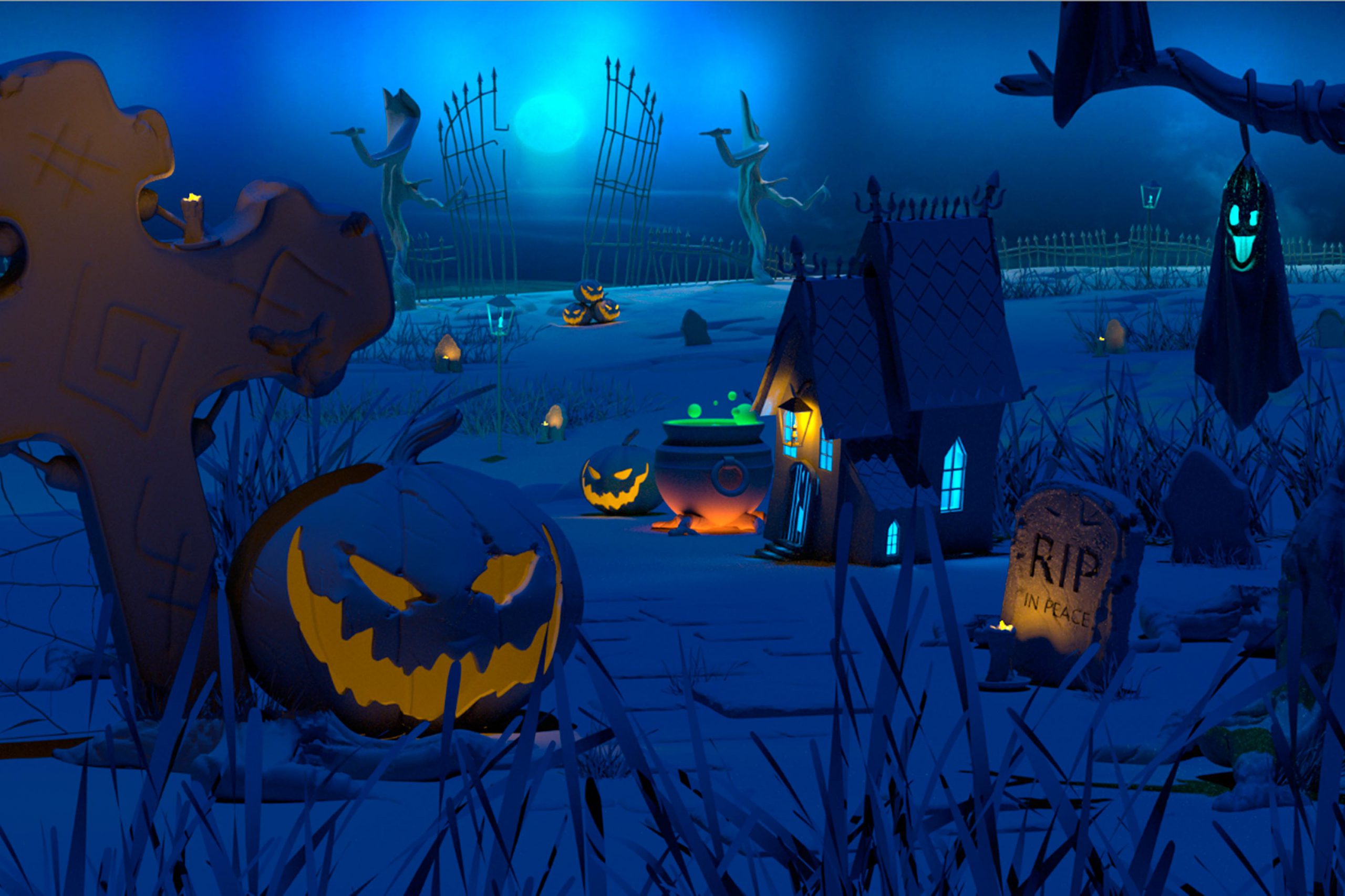 Halloween Landscape Wallpapers