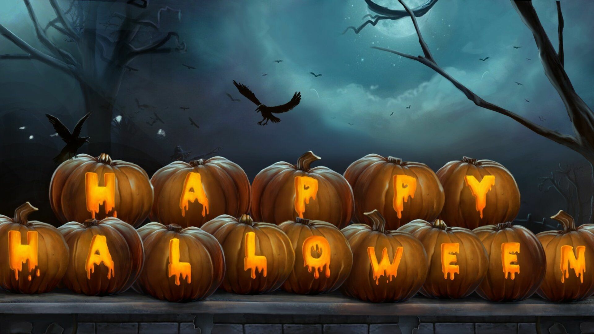 Halloween Landscape Wallpapers