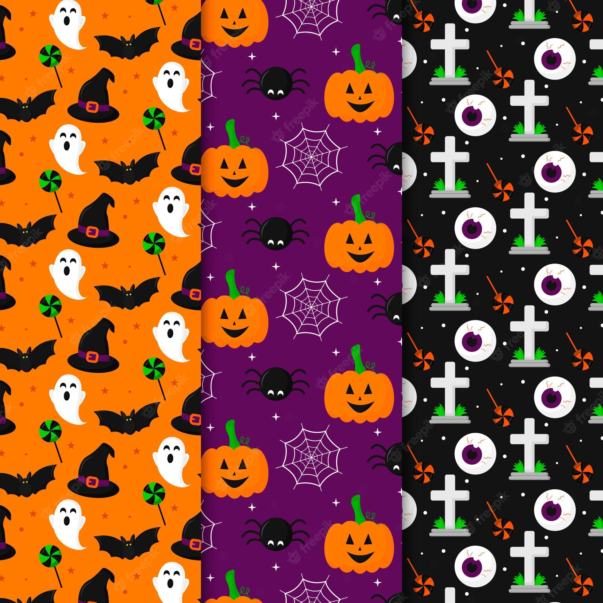 Halloween Pattern Wallpapers