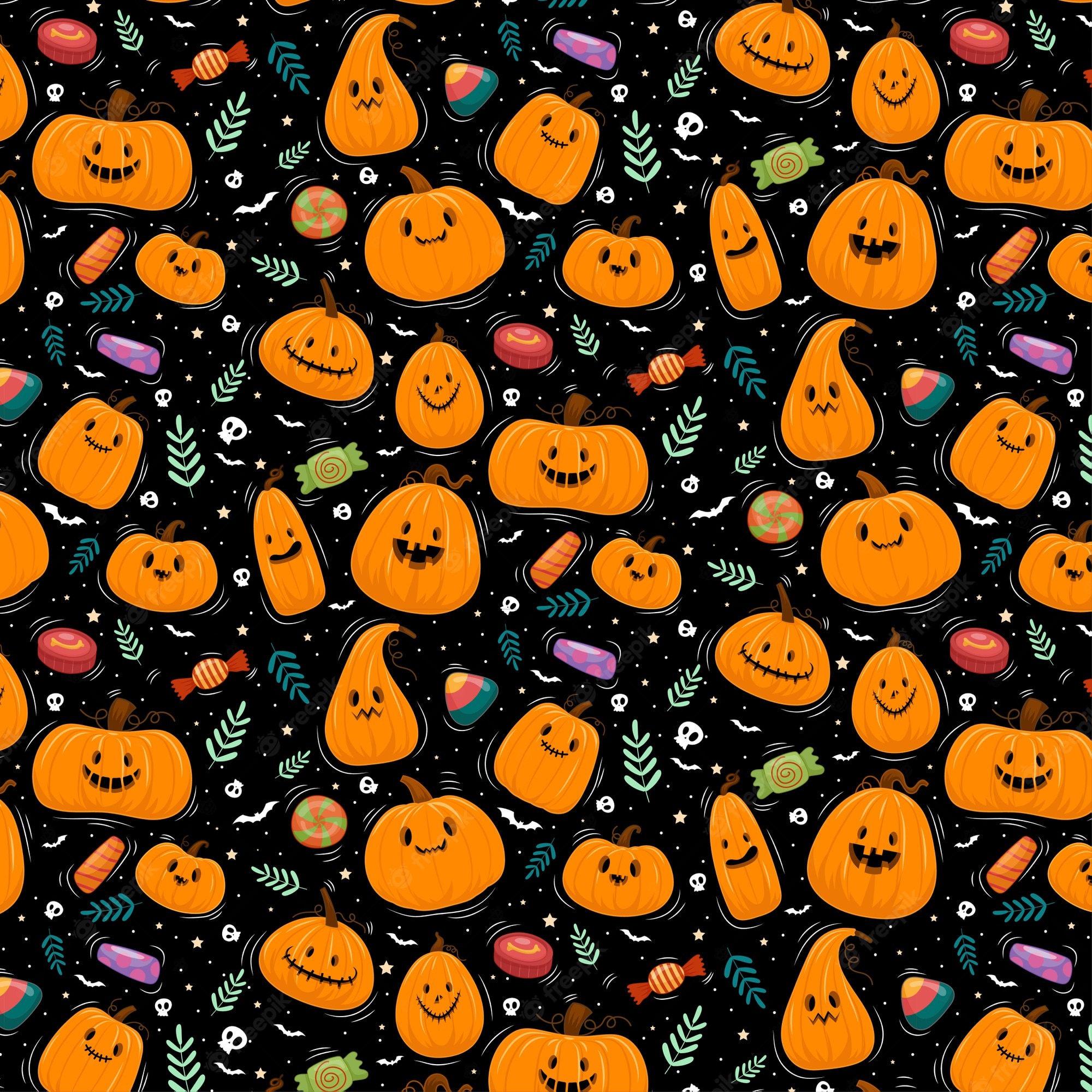 Halloween Pattern Wallpapers