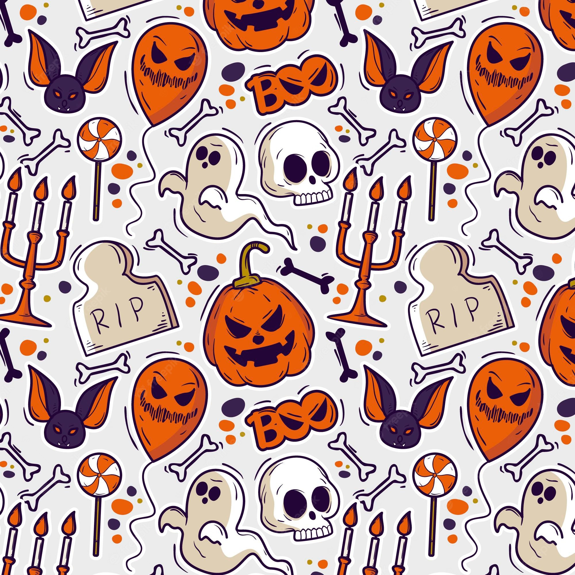 Halloween Pattern Wallpapers