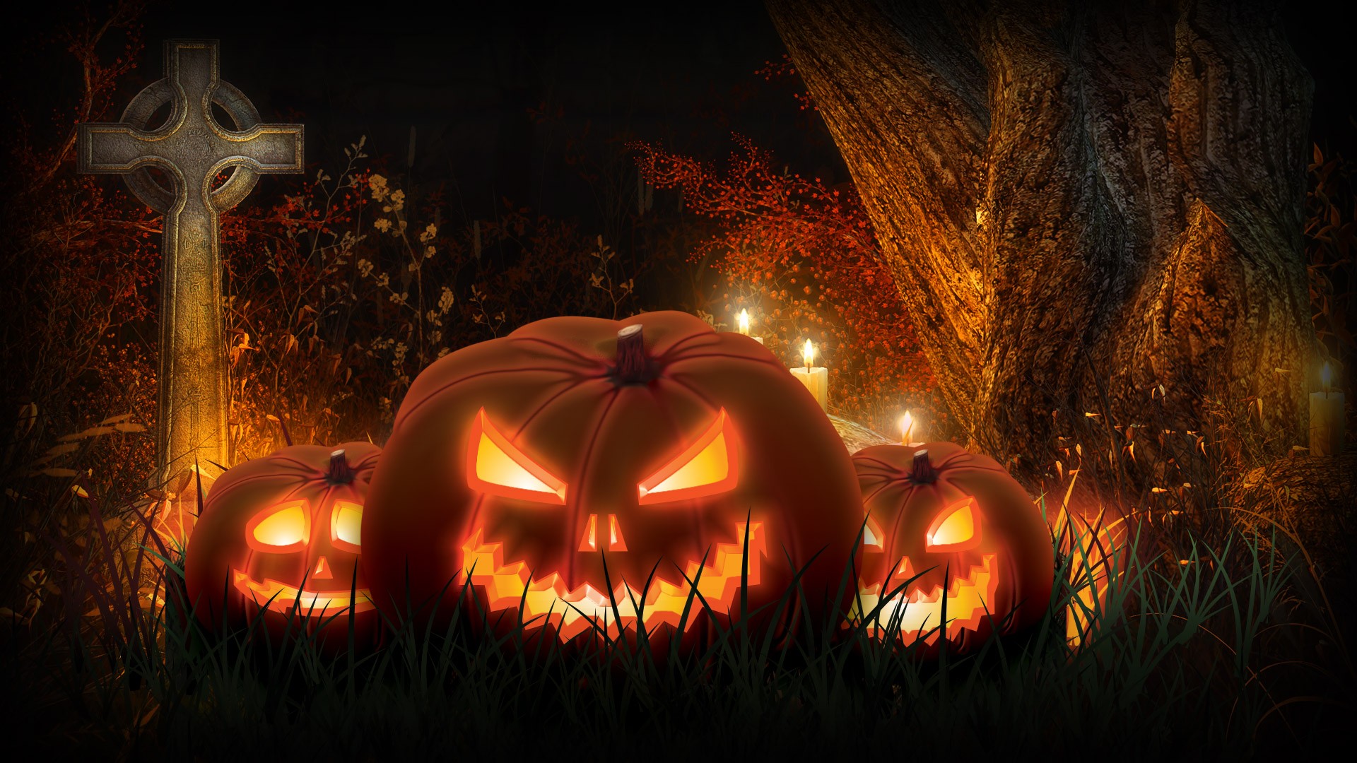 Halloween Scary Pumpkin Wallpapers