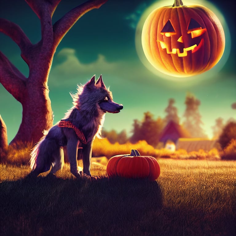 Halloween Wolf Wallpapers