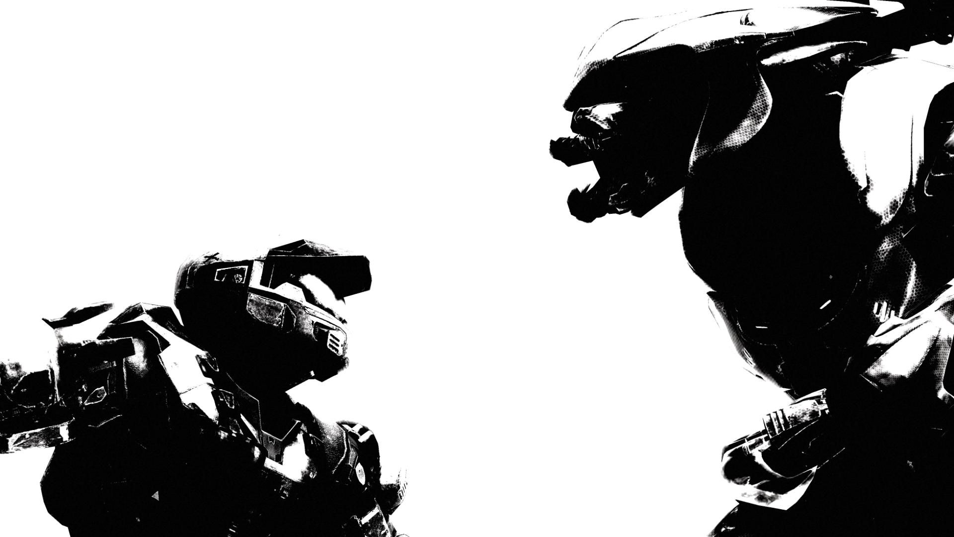 Halo Black And White Wallpapers